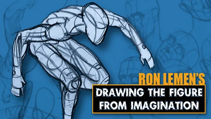 Ron Lemen身体结构分解艺术绘画参考大师级视频教程 'Drawing the Figure from Imagination' with Ron Lemen