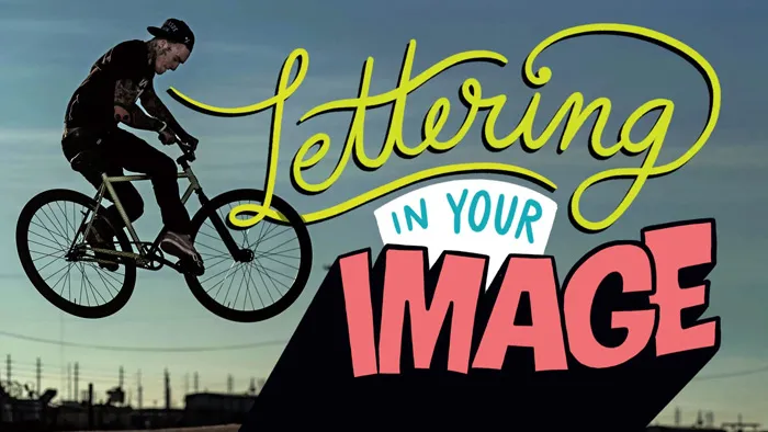 Procreate图像中绘制动态艺术字数字绘画视频教程 Incorporate Expressive Lettering into an Existing Image with Procreate