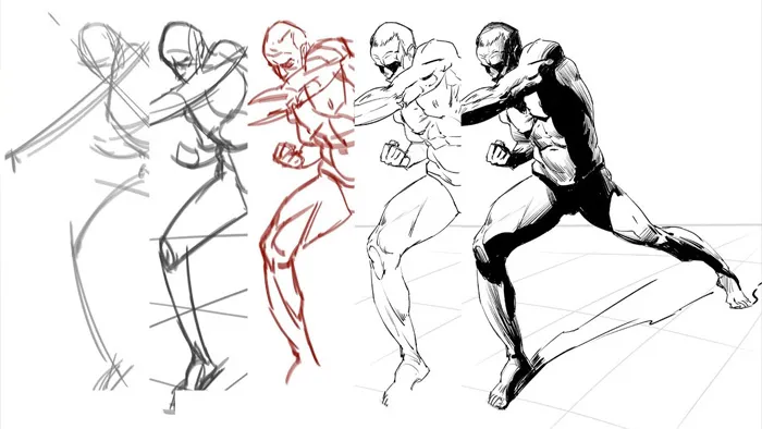 April Connors大师人物素描数字绘画基础技巧训练视频教程 Gesture Drawing Fundamentals