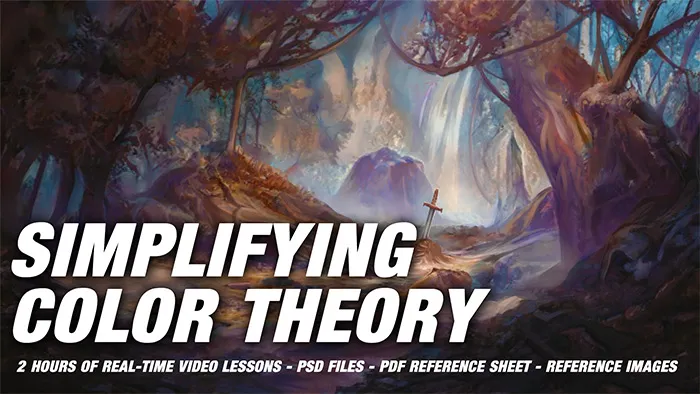 Wesley Gardner画师色彩理论技术训练视频教程 Simplifying Color Theory