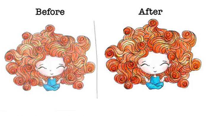 PS修复增强传统水彩画效果后期处理视频教程