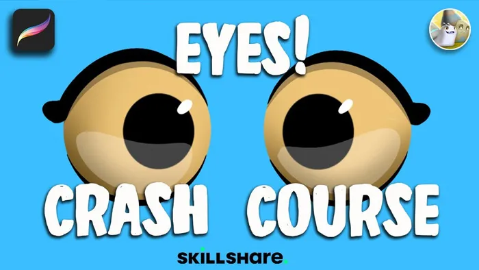 人物眼睛数字绘画研究视频教程 中文字幕 Eyes! Crash Course: Quick Character Eyes Workshop
