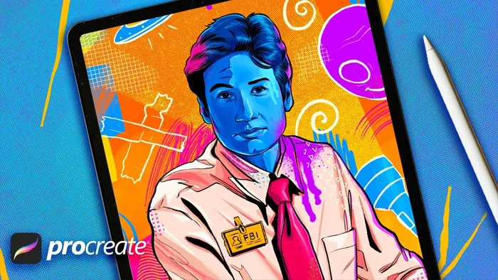 Procreate丰富色彩运用技术数字插图视频教程 中文字幕 Digital Illustration: Crazy Colors in Procreate