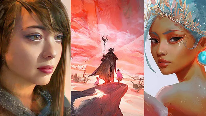 RossDraws数字绘画训练营大师班视频课程合集 Digital Art Bootcamp – Drawing Like the Masters by Ross Draws