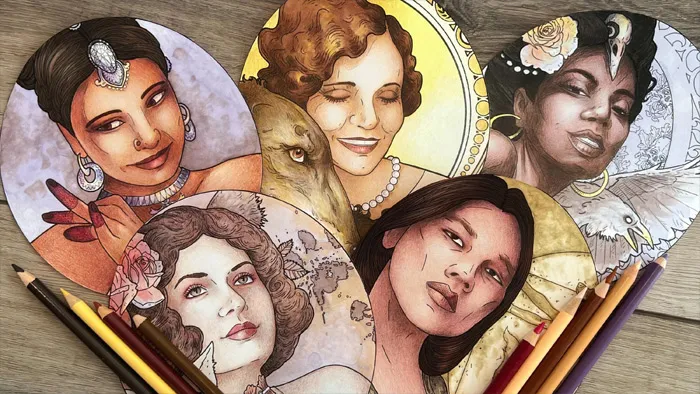 人物皮肤着色上色传统绘画技艺视频教程