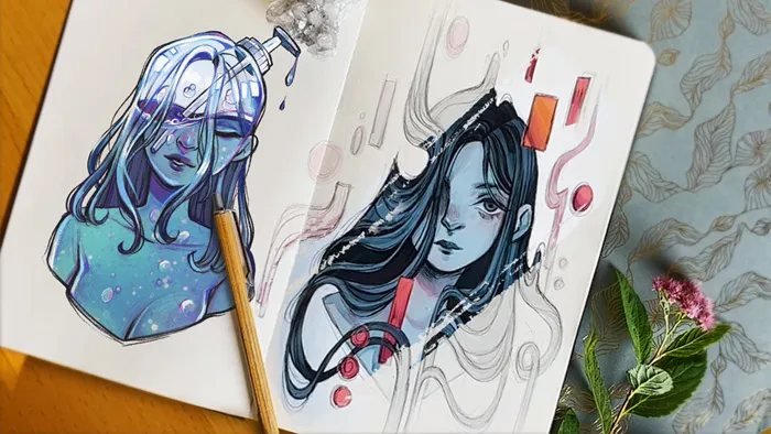 Procreate人物角色着色上色技术数字绘画视频教程 Introduction to Digital Coloring