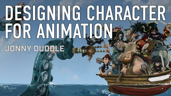 Jonny Duddle画师卡通角色设计教学现场视频教程 Jonny Duddle - Designing Characters