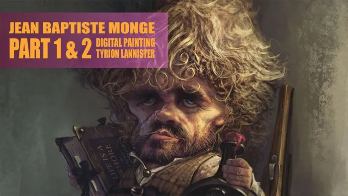 小恶魔提利昂·兰尼斯特《权力的游戏》角色数字绘画视频教程 Jean-Baptiste Monge