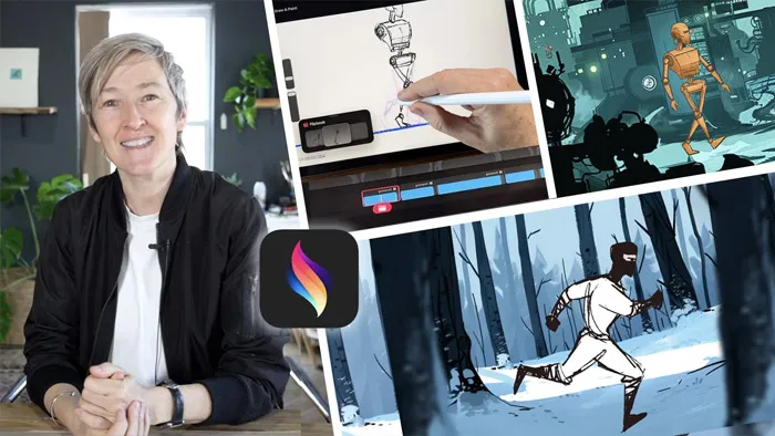 Procreate Dreams 2D动画大师班训练视频教程 Procreate Dreams - A Complete Guide to 2D Animation