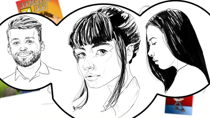 四步法参考图快速人物面部数字绘画视频教程 Beginner's Guide to Drawing the Face From Multiple Angles