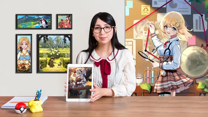 Procreate漫画人物数字插图创作视频教程 中文字幕 Digital Illustration: Create Manga Characters