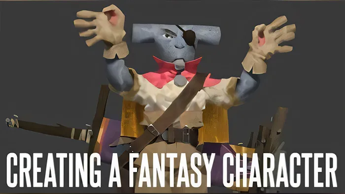 幻想卡通角色绘画训练视频教程 Gumroad Creating a Fantasy Character by Alexandre Zedig Diboine