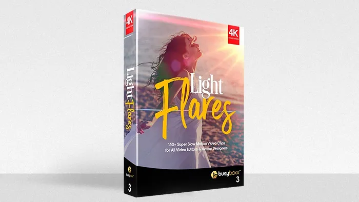 150组闪烁光耀斑光芒光耀4K视频素材合集 150+ Slow Motion Light Flare Clips