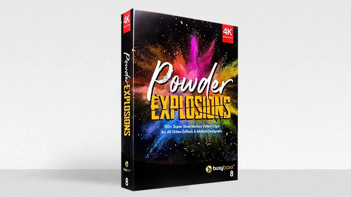108组彩色粉末爆炸飞散慢动作动画带Alpha遮罩4K视频素材合集 108+ Slow Motion Powder Clips