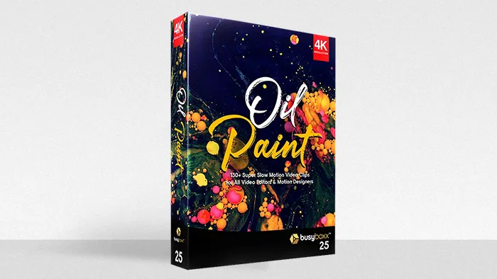 134组多种彩色油漆流动水彩液体特效动画素材4K视频素材 BBV25 – Oil Paint