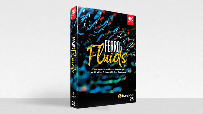 4K视频素材100个磁流体力学微观特写抽象背景动画效叠加合成 BBV28 – Ferro Fluids