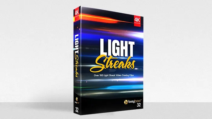 101组镜头光晕眩光滤镜条纹光效叠加动画4K分辨率视频素材 BBV32 – Light Streaks