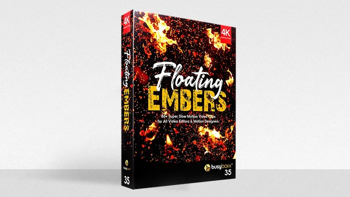 88个火焰火星粒子碎屑飞溅视频叠加特效4K视频素材 BBV35 – Floating Embers