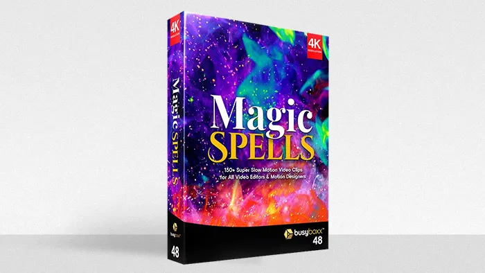 153个烟雾火焰魔法粒子特效合成动画4K视频素材 BBV48 – Magic Spells