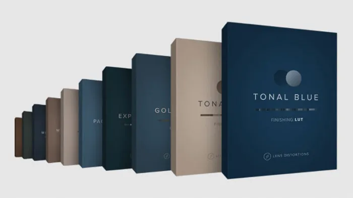 30种电影级柔和浓郁深沉情感明亮冷暖红蓝绿金色精品LUTS调色预设 Lens Distortions – Finishing LUTS