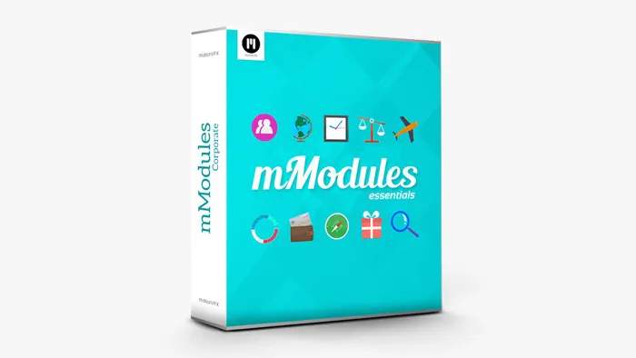 60种背景时钟展板进度地图日历元素创意视频展示动画FCPX插件 MotionVFX – mModules Essentials