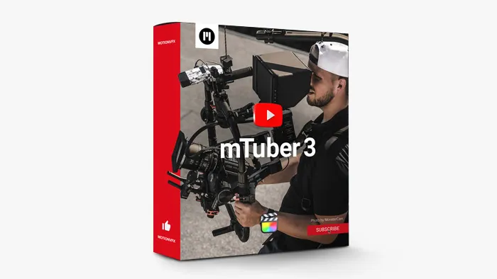 84种网络社交媒体视频图文排版背景字幕条Logo标志开场过渡转场图形动画FCPX插件 MotionVFX – mTuber 3