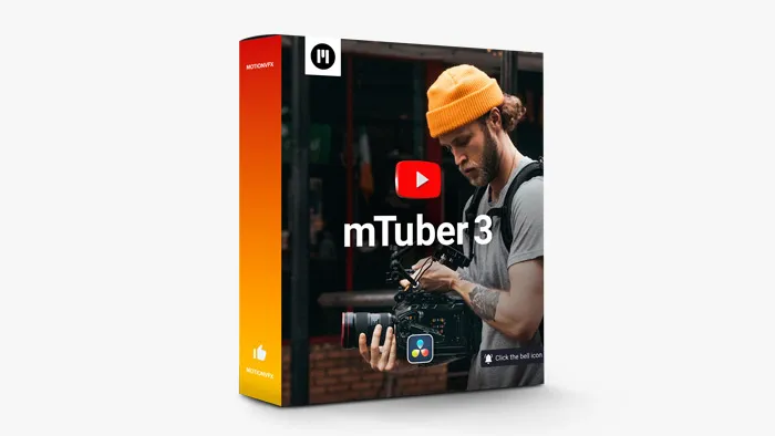 84个网络社交媒体视频图文排版背景字幕条Logo标志开场过渡转场图形动画达芬奇插件 MotionVFX – mTuber 3