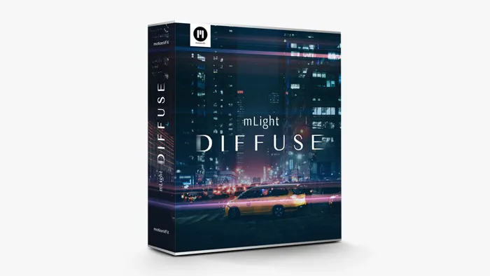 6种电影镜头灯光散射漫反射光线扩散特效FCPX插件 MotionVFX – mLight Diffuse 中文版