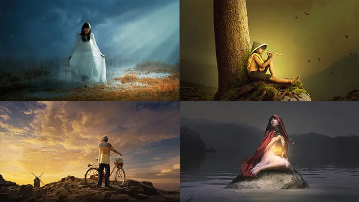 50套国外高端创意唯美合成Andhika Zanuar系列PS教程 附素材文件 第一季