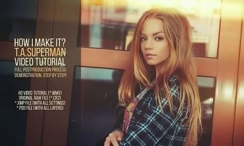 T.A.Superman人像后期修饰视频教程 T.A.Superman - Post Production Video