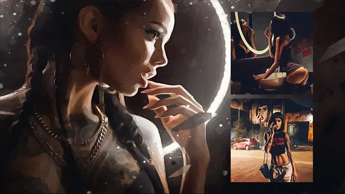 Max Twain 俄罗斯摄影师人像后期视频教程系列 Split Art Pro Retoucher