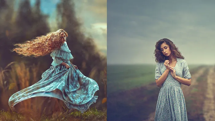 摄影师Monica Lazar大气魔幻风格人像后期视频编辑01+02合集视频教程 Watch Me Edit 1+2