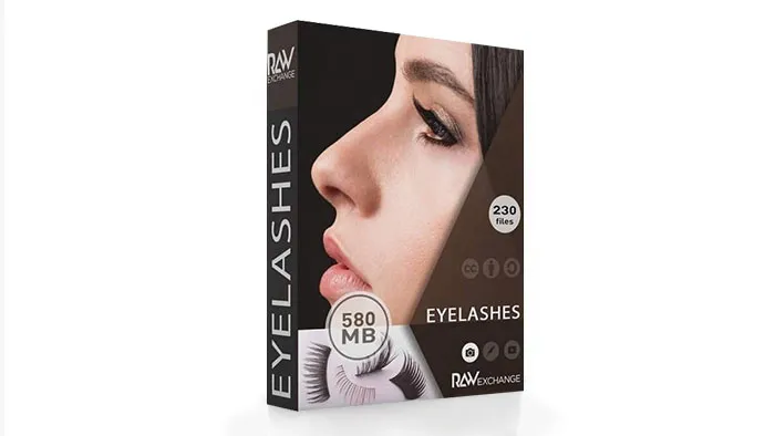 230张高清人像后期精修睫毛素材 RAWExchange - Eyelashes