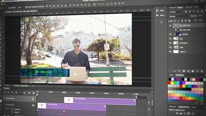 PS CC视频编辑工作流程视频教程 Photoshop CC Video Editing
