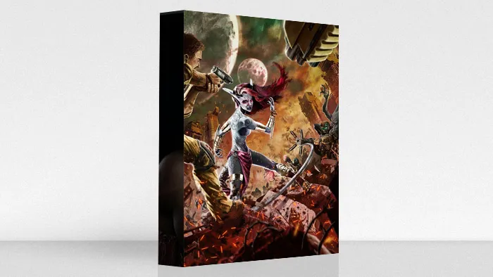 Photoshop另类风格城市暴力插画绘画视频教程