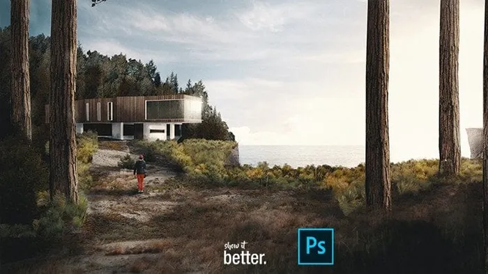 Photoshops建筑可视化渲染合成技术视频教程 Photoshop Visualisation for Architects