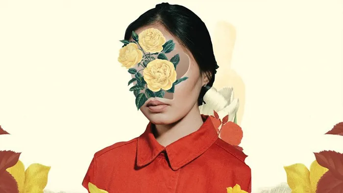 PS花卉肖像数字拼接技术训练视频教程 Digital collage Floral Portrait made easy