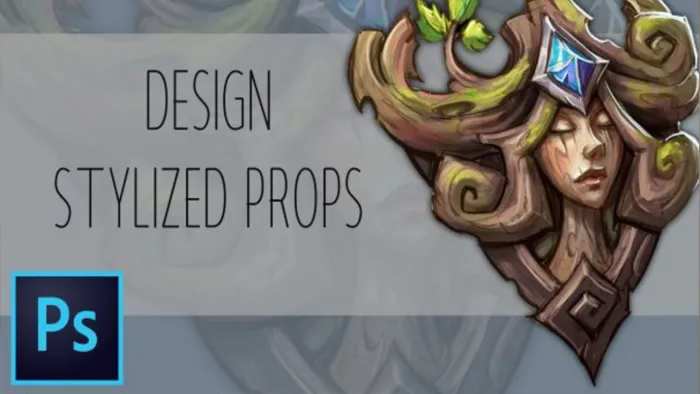 风格化游戏道具绘画设计训练视频教程 Painting Stylized Props For Games in Photoshop by LiemNguyenArt