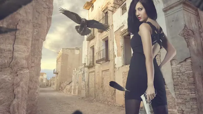 Photoshop照片背景融合技术训练视频教程 The Gate Keeper - Manipulation Tutorial