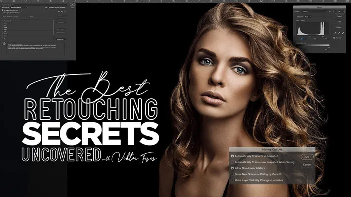 PS照片修饰最佳技巧实例训练视频教程 The Best Retouching Secrets Uncovered