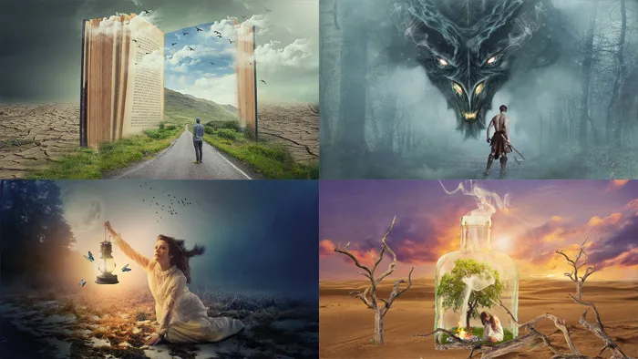 50套Picture Fun高端创意幻想人像唯美合成系列PS视频教程 附素材文件 第二季