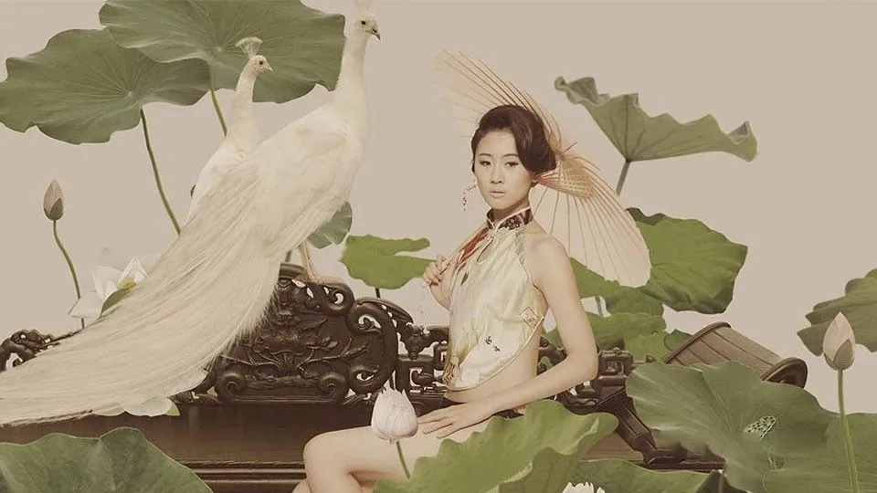 工笔画效果后期合成调色视频教程