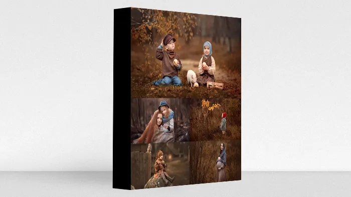 俄罗斯Arma Gray梦幻儿童摄影巧克力咖啡色后期教程-中文字幕