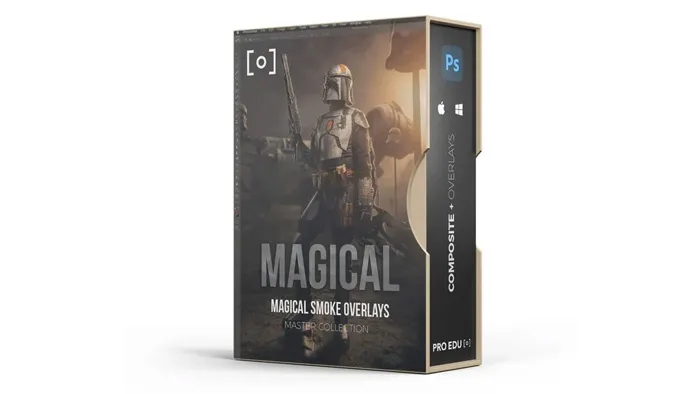 PROEDU - 摄影师后期合成素材-45张魔法烟雾增强效果叠加合成素材
