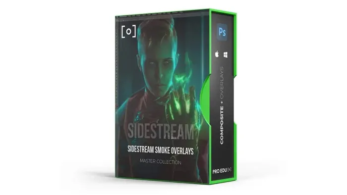 PROEDU - 摄影师逼真环境肖像合成素材-120种多角度逼真烟雾合成素材