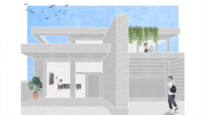 PS夜晚建筑景观绘制实例制作视频教程 Architecture Rendering in Photoshop