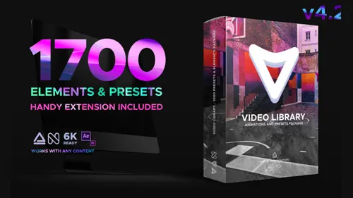 1700+视频编辑模板库AE模板脚本预设 Video Library – Video Presets Package