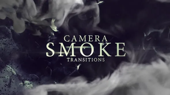20种烟雾视频特效转场过渡效果AE脚本预设包 Camera Smoke Transitions