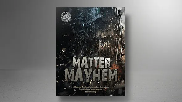 1500+史诗震撼动作电影开场炸毁崩塌冲击爆炸破碎音效素材16CD合辑 Matter Mayhem