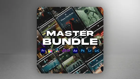 700+复古电影视频叠加特效转场音效LUT调色预设素材合集包 Cinegrams – Master Bundle